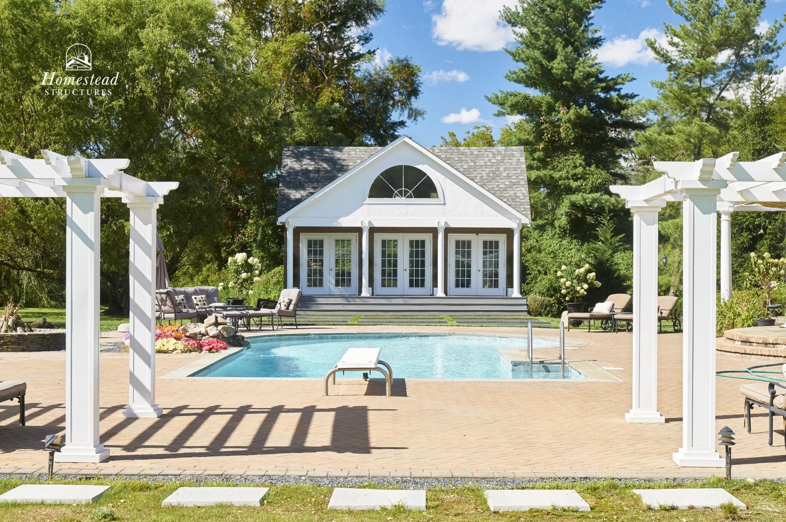 Yiachos Pool House Long Island, NY Homestead Structures
